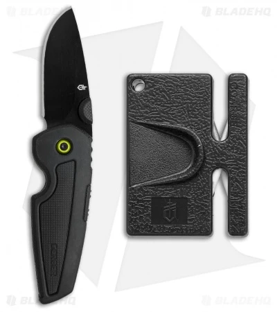 Gerber GDC Tech Skin Knife + Pocket Sharpener Combo Pack 3 Gerber GDC Tech Skin Knife + Pocket Sharpener Combo Pack