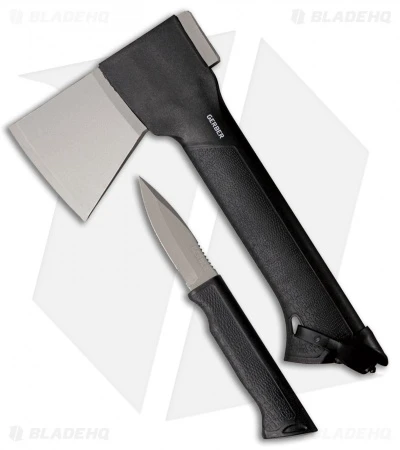 Gerber Gator Combo Axe Knife Pack W/ Sheath 3 Gerber Gator Combo Axe Knife Pack W/ Sheath