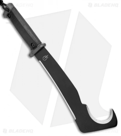 Gerber Gator Machete Pro Fixed Blade (10.5" Black) W/ Sharpening Stone 5 Gerber Gator Machete Pro Fixed Blade (10.5" Black) W/ Sharpening Stone - Image 3