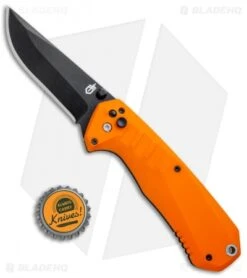 Gerber Haul A/O Spring Assisted Knife Orange GFN (3.1" Black) 30-001398 -Gerber Gerber Haul AO SA Orange GFN Black 30 001398 BHQ 67398 jr bottlecap
