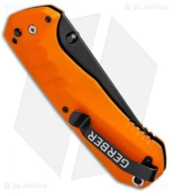 Gerber Haul A/O Spring Assisted Knife Orange GFN (3.1" Black) 30-001398 -Gerber Gerber Haul AO SA Orange GFN Black 30 001398 BHQ 67398 jr side