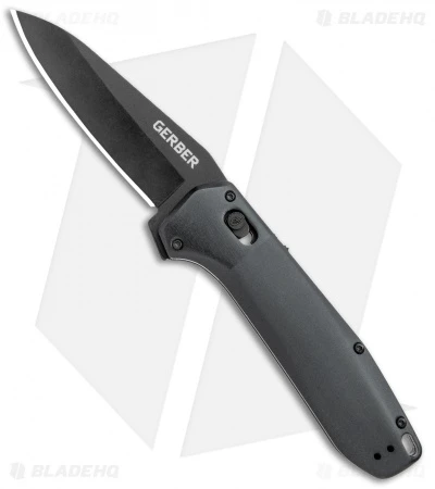 Gerber Highbrow Assisted Opening Knife Onyx Aluminum (3.3" Black) 30-001640 3 Gerber Highbrow Assisted Opening Knife Onyx Aluminum (3.3" Black) 30-001640