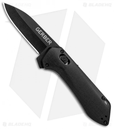 Gerber Highbrow Compact A/O Spring Assisted Knife Black (2.8" Onyx) 3 Gerber Highbrow Compact A/O Spring Assisted Knife Black (2.8" Onyx)