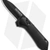 Gerber Highbrow Compact A/O Spring Assisted Knife Black (2.8" Onyx Serr) -Gerber Gerber Highbrow Compact A O SA Black Onyx Serr 30 001525N BHQ 94155 jr