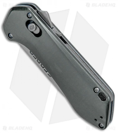 Gerber Highbrow Compact A/O Spring Assisted Knife Gray (2.8" Stonewash Serr) 4 Gerber Highbrow Compact A/O Spring Assisted Knife Gray (2.8" Stonewash Serr) - Image 2