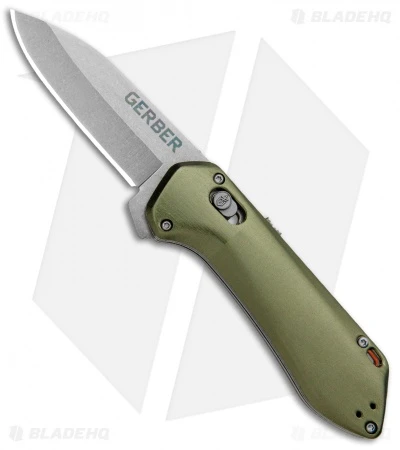 Gerber Highbrow Compact Spring Assisted Knife Green (2.8" Stonewash) 3 Gerber Highbrow Compact Spring Assisted Knife Green (2.8" Stonewash)