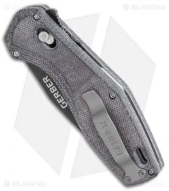Gerber Hyperflip Assisted Opening Knife Black/Gray Micarta (3.4" Blk) 30-001852 7 Gerber Hyperflip Assisted Opening Knife Black/Gray Micarta (3.4" Blk) 30-001852 -Gerber Gerber Hyperflip Assisted Opening Black Gray Micarta Black BHQ 120840 jr spine