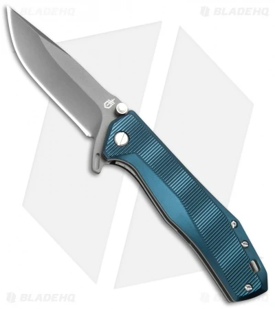 Gerber Index Liner Lock Knife Blue Aluminum (3.3" Gray) 30-001356 3 Gerber Index Liner Lock Knife Blue Aluminum (3.3" Gray) 30-001356