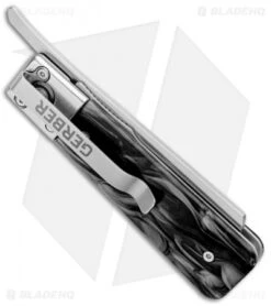 Gerber Jukebox Front Flipper Liner Lock Knife Black Marble (2.75" Satin) 8 Gerber Jukebox Front Flipper Liner Lock Knife Black Marble (2.75" Satin) -Gerber Gerber Jukebox FF LL Black Acrylic Satin 30 001695 BHQ 94210 jr side