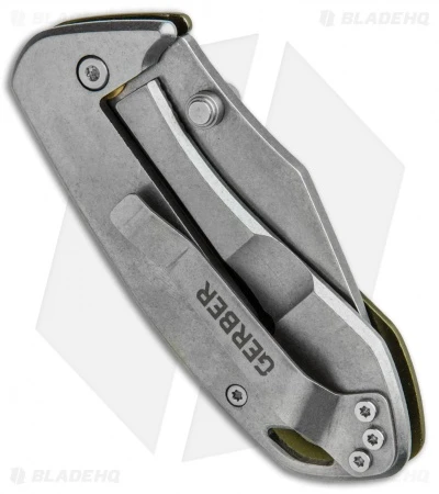 Gerber Kettlebell Frame Lock Knife Sage Green Al (2.5" Stonewash) 30-001521 5 Gerber Kettlebell Frame Lock Knife Sage Green Al (2.5" Stonewash) 30-001521 - Image 3