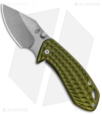 Gerber Kettlebell Frame Lock Knife Sage Green Al (2.5" Stonewash) 30-001521 3 Gerber Kettlebell Frame Lock Knife Sage Green Al (2.5" Stonewash) 30-001521