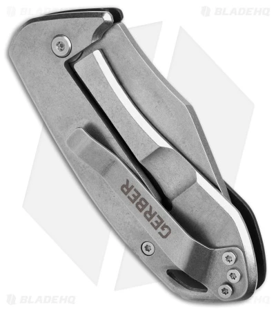 Gerber Kettlebell Frame Lock Knife Gray Al (2.5" Stonewash) 30-001496 5 Gerber Kettlebell Frame Lock Knife Gray Al (2.5" Stonewash) 30-001496 - Image 3
