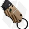 Gerber Key Note Compact Key Chain Knife Tan Aluminum (1" Black) -Gerber Gerber Key Note Compact Key Chain Tan Aluminum Black 30 001692 BHQ 94217 jr