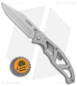 Gerber Paraframe I Frame Lock Knife (3" Bead Blast) 08444 -Gerber Gerber Paraframe I bb BHQ 16538 er bottlecap