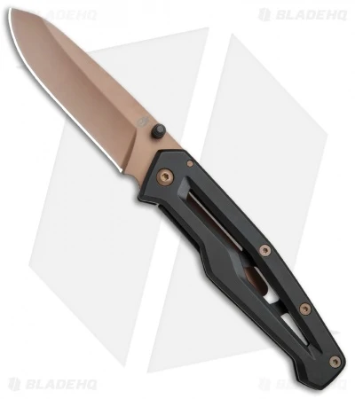 Gerber Paralite Frame Lock Knife Black (3" Rose) 30-001344 3 Gerber Paralite Frame Lock Knife Black (3" Rose) 30-001344