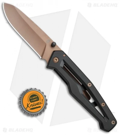 Gerber Paralite Frame Lock Knife Black (3" Rose) 30-001344 6 Gerber Paralite Frame Lock Knife Black (3" Rose) 30-001344 - Image 4