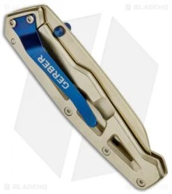 Gerber Paralite Frame Lock Knife Champagne (3" Champagne) 30-001345 9 Gerber Paralite Frame Lock Knife Champagne (3" Champagne) 30-001345 -Gerber Gerber Paralite FL Champagne 30 001345 BHQ 67407 jr side 2