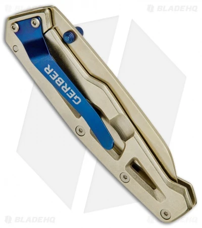 Gerber Paralite Frame Lock Knife Champagne (3" Champagne) 30-001345 5 Gerber Paralite Frame Lock Knife Champagne (3" Champagne) 30-001345 - Image 3