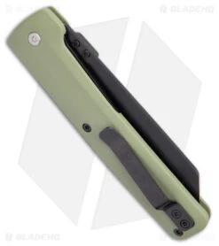 Gerber Pledge Liner Lock Knife Litchen Green GFN (3.7" Black) 7 Gerber Pledge Liner Lock Knife Litchen Green GFN (3.7" Black) -Gerber Gerber Pledge Liner Lock Knife Litchen Green GFN Black BHQ 179079 kc side