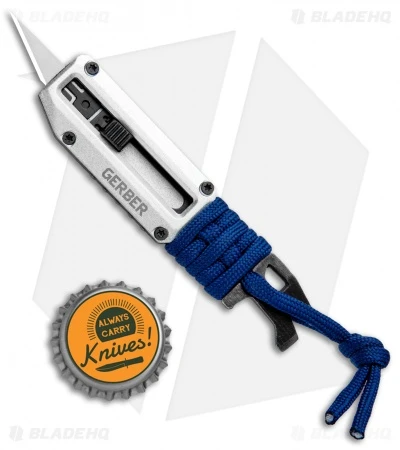 Gerber Prybrid-X Razor Blade Utility Knife Gray/Blue 31-003741 6 Gerber Prybrid-X Razor Blade Utility Knife Gray/Blue 31-003741 - Image 4