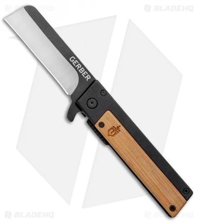 Gerber Quadrant Flipper Frame Lock Knife Bamboo (2.75" Two-Tone) 3 Gerber Quadrant Flipper Frame Lock Knife Bamboo (2.75" Two-Tone)