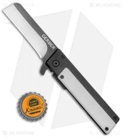 Gerber Quadrant Flipper Frame Lock Knife White G-10 (Two-Tone) 9 Gerber Quadrant Flipper Frame Lock Knife White G-10 (Two-Tone) -Gerber Gerber Quadrant Flipper FL White G 10 TT BHQ 94209 jr bottlecap