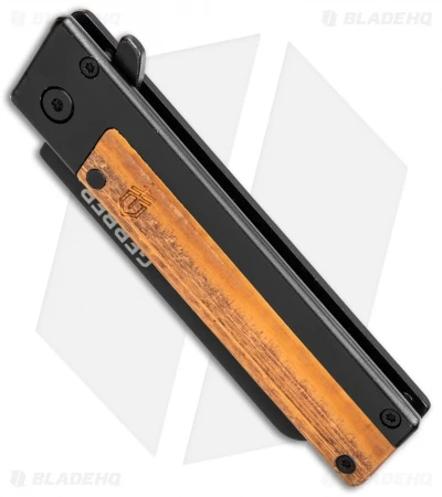 Gerber Quadrant Flipper Frame Lock Knife Bamboo + Barbill Wallet Clam Pack 5 Gerber Quadrant Flipper Frame Lock Knife Bamboo + Barbill Wallet Clam Pack - Image 3