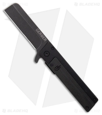 Gerber Quadrant Frame Lock Knife Black Bamboo (2.8" Black Stonewash) 3 Gerber Quadrant Frame Lock Knife Black Bamboo (2.8" Black Stonewash)