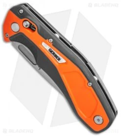 Gerber Randy Newberg DTS Pivot Lock Knife Gray/Orange Rubber (3.8" SW) 12 Gerber Randy Newberg DTS Pivot Lock Knife Gray/Orange Rubber (3.8" SW) -Gerber Gerber Randy Newberg DTS Gray Orange Rubber 30 001761 BHQ 105530 jr spine