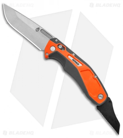 Gerber Randy Newberg DTS Pivot Lock Knife Gray/Orange Rubber (3.8" SW) 3 Gerber Randy Newberg DTS Pivot Lock Knife Gray/Orange Rubber (3.8" SW)