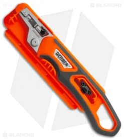 Gerber Randy Newberg EBS Fixed Blade Knife Gray/Orange Rubber (Satin) -Gerber Gerber Randy Newberg EBS Gray Orange Rubber 30 001762 BHQ 105529 jr case sheath