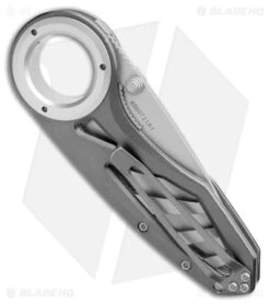 Gerber Remix Liner Lock Knife Gray Aluminum (3" Bead Blast) G41969 -Gerber Gerber Remix LL Gray Aluminum BB Serr BHQ 53962 jr side