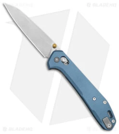 Gerber Savvy Pivot Lock Knife Urban Blue Aluminum (3.5" SW 20CV) 30-001845