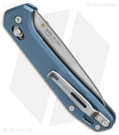 Gerber Savvy Pivot Lock Knife Urban Blue Aluminum (3.5" SW 20CV) 30-001845 -Gerber Gerber Savvy Folding Urban Blue Aluminum SW BHQ 143218 jr side