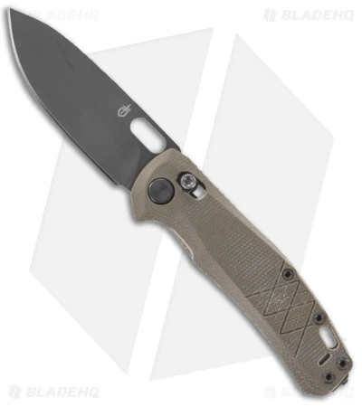 Gerber Scout Assisted Opening Knife Tan Micarta / Gray 3 Gerber Scout Assisted Opening Knife Tan Micarta / Gray