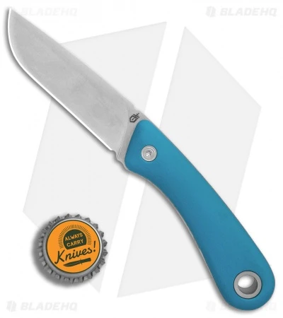 Gerber Spine Fixed Blade Knife Cyan Blue (3.75 Stonewash) 30-001498 6 Gerber Spine Fixed Blade Knife Cyan Blue (3.75 Stonewash) 30-001498 - Image 4