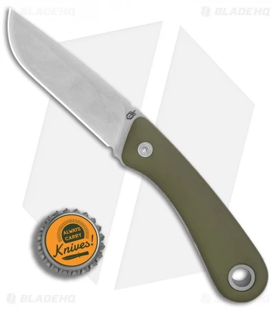 Gerber Spine Fixed Blade Knife Sage Green (3.75 Stonewash) 30-001497 6 Gerber Spine Fixed Blade Knife Sage Green (3.75 Stonewash) 30-001497 - Image 4
