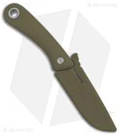 Gerber Spine Fixed Blade Knife Sage Green (3.75 Stonewash) 30-001497 8 Gerber Spine Fixed Blade Knife Sage Green (3.75 Stonewash) 30-001497 -Gerber Gerber Spine Sage Green SW BHQ 81307 er sheath