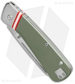 Gerber Straightlace Sheepsfoot Slip Joint Knife OD Green (2.9" Satin) -Gerber Gerber Straightlace SJ Green Sheepsfoot Satin BHQ 94199 jr spine