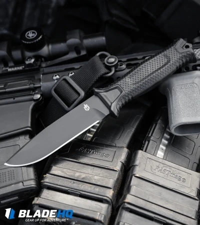 Gerber StrongArm Fixed Blade Knife Black (4.8" Black) 30-001038 5 Gerber StrongArm Fixed Blade Knife Black (4.8" Black) 30-001038 - Image 3