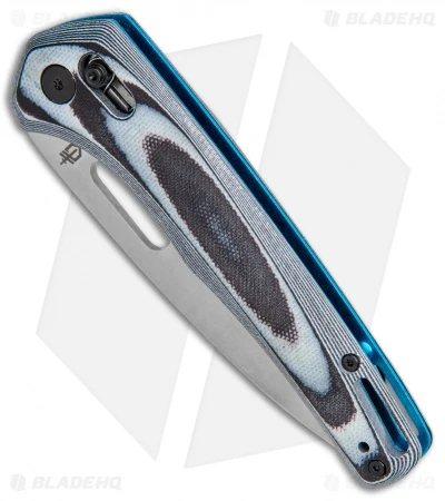 Gerber Sumo Pivot Lock Knife Black/White/Cyan G-10 (3.9"Stonewash) 30-001815 4 Gerber Sumo Pivot Lock Knife Black/White/Cyan G-10 (3.9"Stonewash) 30-001815 - Image 2