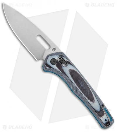 Gerber Sumo Pivot Lock Knife Black/White/Cyan G-10 (3.9"Stonewash) 30-001815 3 Gerber Sumo Pivot Lock Knife Black/White/Cyan G-10 (3.9"Stonewash) 30-001815