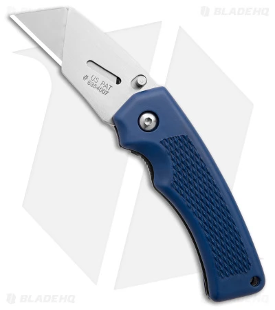 Gerber SuperKnife SK Edge Liner Lock Knife Blue Rubber (2.25" Satin) G669 3 Gerber SuperKnife SK Edge Liner Lock Knife Blue Rubber (2.25" Satin) G669