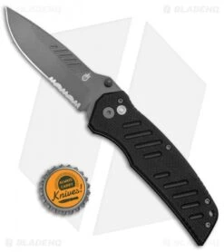 Gerber Swagger Assisted Opening Knife (3" Gray Serr) -Gerber Gerber Swagger A O Gray Serr BHQ 105196 jr bottlecap