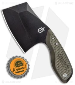 Gerber Tri-Tip Mini Cleaver Fixed Blade Knife Green (2" Black) 9 Gerber Tri-Tip Mini Cleaver Fixed Blade Knife Green (2" Black) -Gerber Gerber Tri Tip Mini Cleaver Green Black 30 001694 BHQ 94220 jr bottlecap