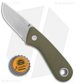 Gerber Vertebrae Fixed Blade Knife Sage Green (2.4" Stonewash) 30-001500 9 Gerber Vertebrae Fixed Blade Knife Sage Green (2.4" Stonewash) 30-001500 -Gerber Gerber Vertabrae Sage Green SW BHQ 81309 er bottlecap