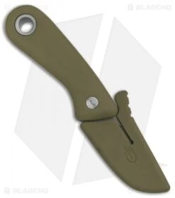 Gerber Vertebrae Fixed Blade Knife Sage Green (2.4" Stonewash) 30-001500 8 Gerber Vertebrae Fixed Blade Knife Sage Green (2.4" Stonewash) 30-001500 -Gerber Gerber Vertabrae Sage Green SW BHQ 81309 er sheath