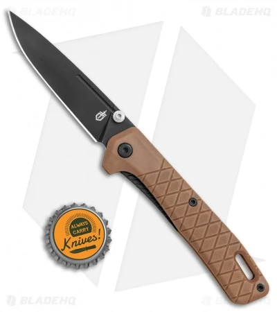 Gerber Zilch Linerlock Knife Coyote Brown FRN (3.1" Black) 30-001880 6 Gerber Zilch Linerlock Knife Coyote Brown FRN (3.1" Black) 30-001880 - Image 4