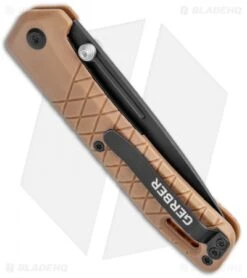 Gerber Zilch Linerlock Knife Coyote Brown FRN (3.1" Black) 30-001880 8 Gerber Zilch Linerlock Knife Coyote Brown FRN (3.1" Black) 30-001880 -Gerber Gerber Zilch LL Coyote GFN Black BHQ 120836 jr side