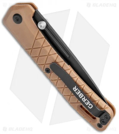 Gerber Zilch Linerlock Knife Coyote Brown FRN (3.1" Black) 30-001880 5 Gerber Zilch Linerlock Knife Coyote Brown FRN (3.1" Black) 30-001880 - Image 3